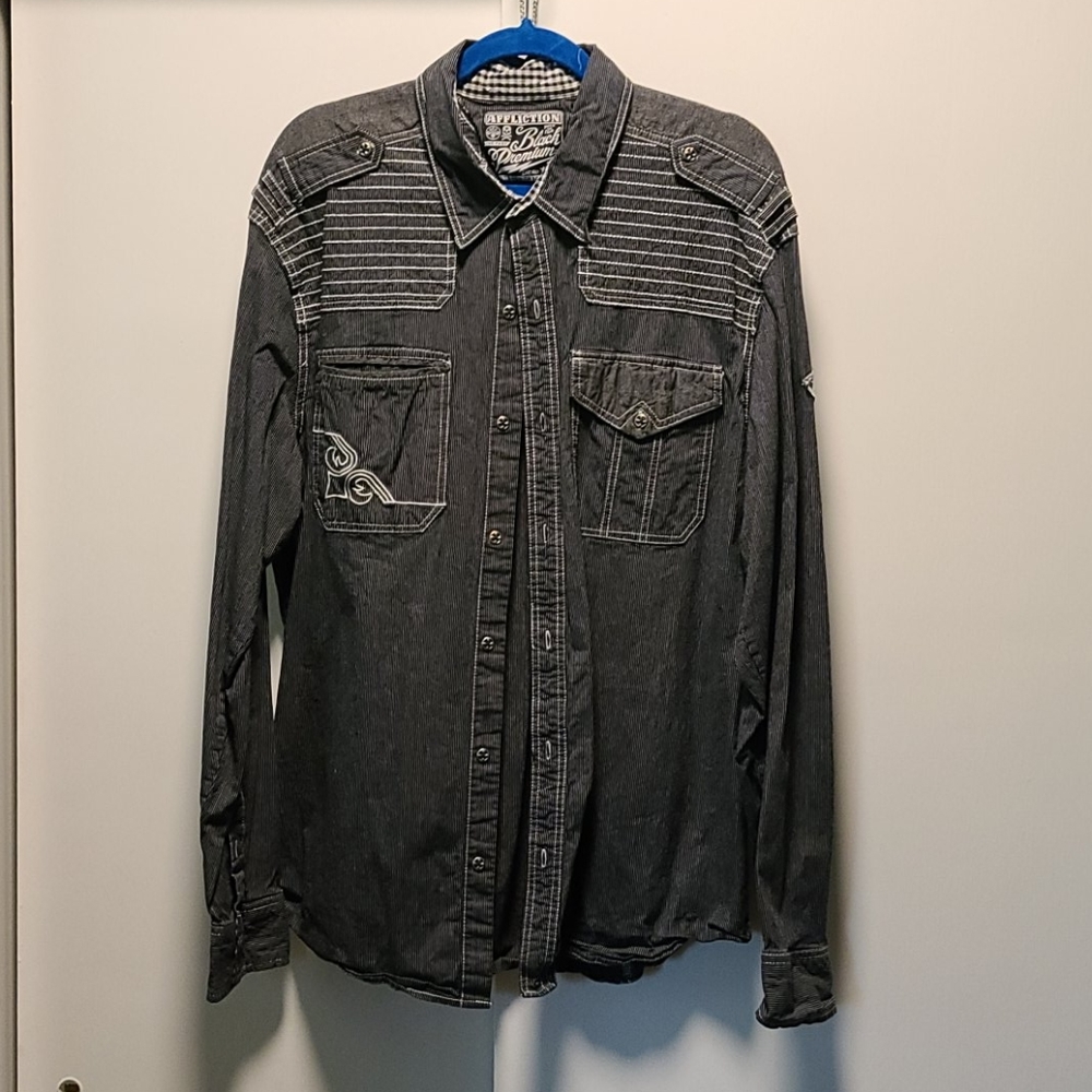 Affliction Black long sleeve shirt